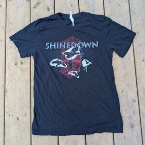 Shinedown Sound of Madness Black Band T-Shirt - Ravens Graphic M